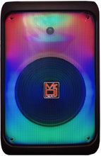 Load image into Gallery viewer, MR DJ CUBE12 12&quot; Rechargeable Portable Karaoke Speaker with Party Flame Lights Microphone TWS USB FM Radio