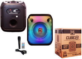 bluetooth-mr-dj-cube8-8-portable-party-karaoke-speaker
