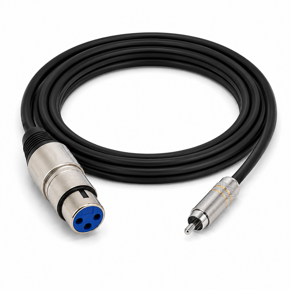 MR DJ CXFR6 6-Foot XLR Female to RCA Male Professional Audio Cable
