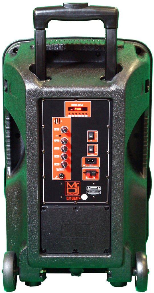 MR DJ DJ15BTA 15" 2 Way Powered Speaker Bluetooth 3500W Built-in Amplifier/USB Mp3