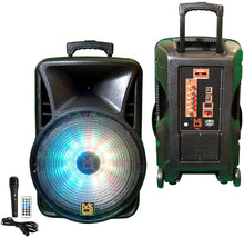 Load image into Gallery viewer, MR DJ DJ18BAT+ 18&quot; Portable Trolley PA DJ Active Powered Bluetooth TWS Speaker 5000W LCD/MP3/USB/SD