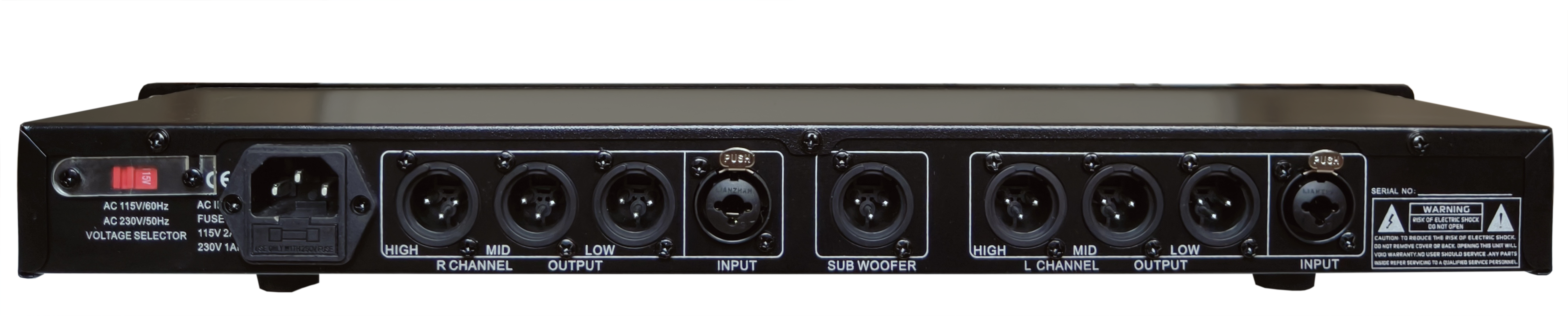 MR DJ DXO300+ PRO PA DJ Club Stereo 2/3 Way Plus Subwoofer Crossover