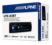 Load image into Gallery viewer, ALPINE UTE-83BT Digital Media Advanced Bluetooth Car Receiver w/AUX/USB+Remote