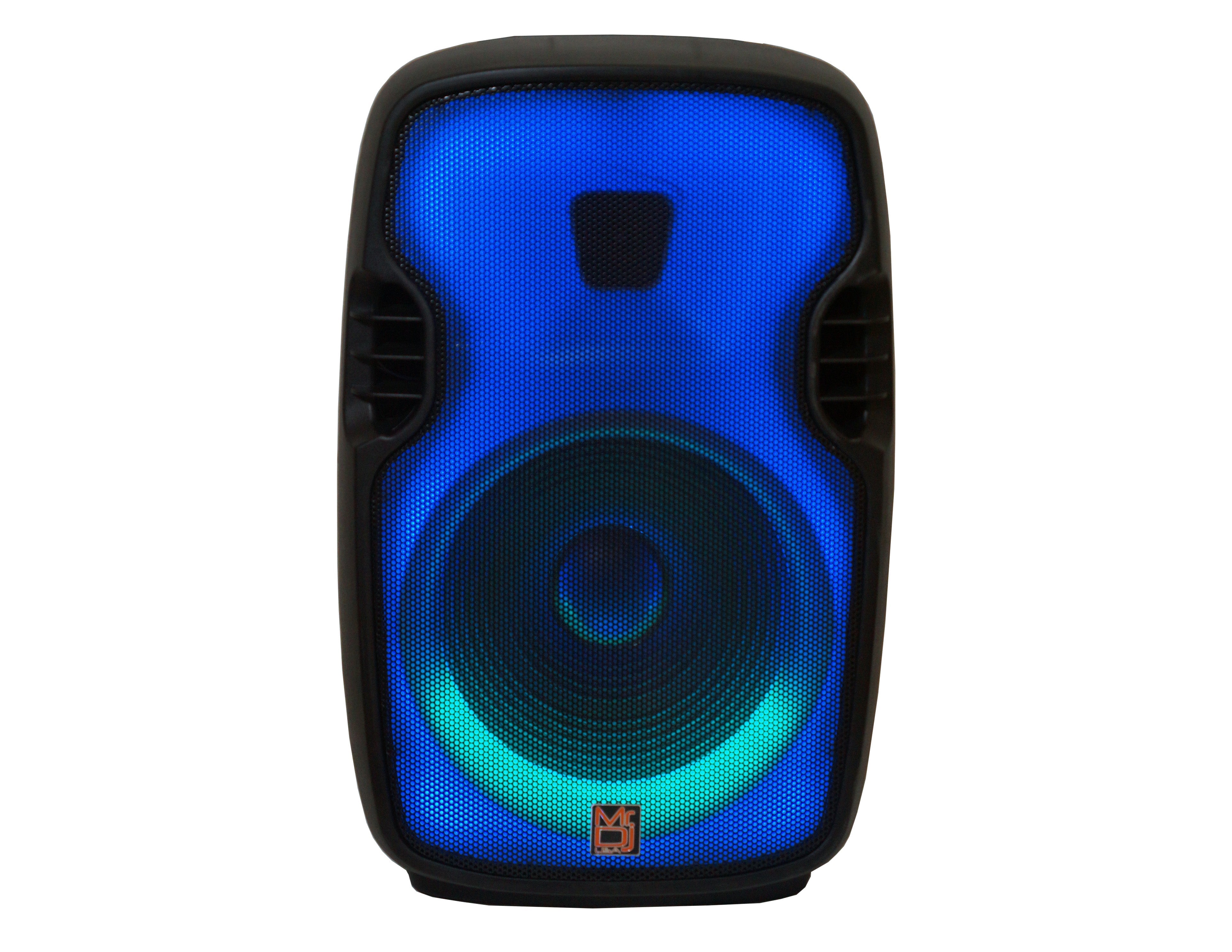 2 MR DJ FLAME3500LED PRO Portable 15" 2-Way Full-Range Powered/Active DJ PA Multipurpose Live Sound Loudspeaker