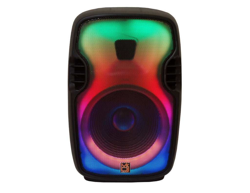 2 MR DJ FLAME3500LED PRO Portable 15" 2-Way Full-Range Powered/Active DJ PA Multipurpose Live Sound Loudspeaker