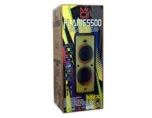 Load image into Gallery viewer, MR DJ FLAME5500LED Double 12&quot; Bluetooth PA Party Speakers Liquid Crystal LED TWS FM USB