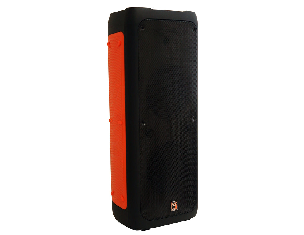 MR DJ FLAME5500LED Professional Rechargeable Dual 12” Bluetooth Party Speaker System