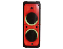 Load image into Gallery viewer, MR DJ FLAME5500LED Professional Rechargeable Dual 12” Bluetooth Party Speaker System