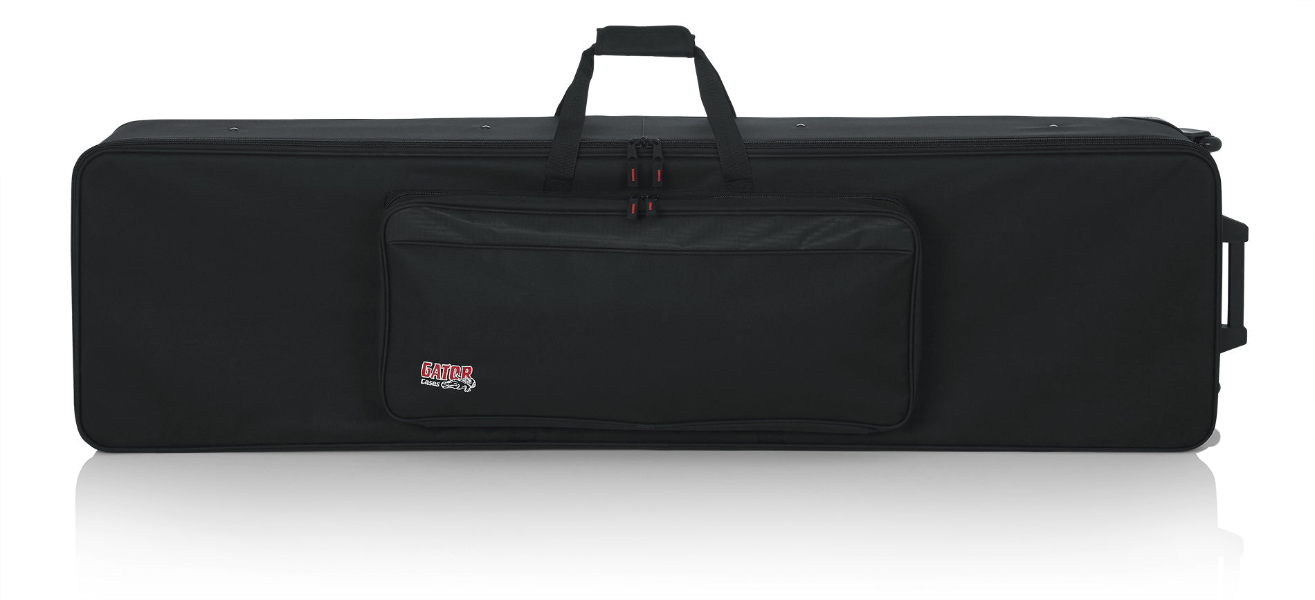 Gator Cases GK-88 SLXL Rigid Lightweight Case w/ Wheels for Slim, Extra long 88-Note Keyboards
