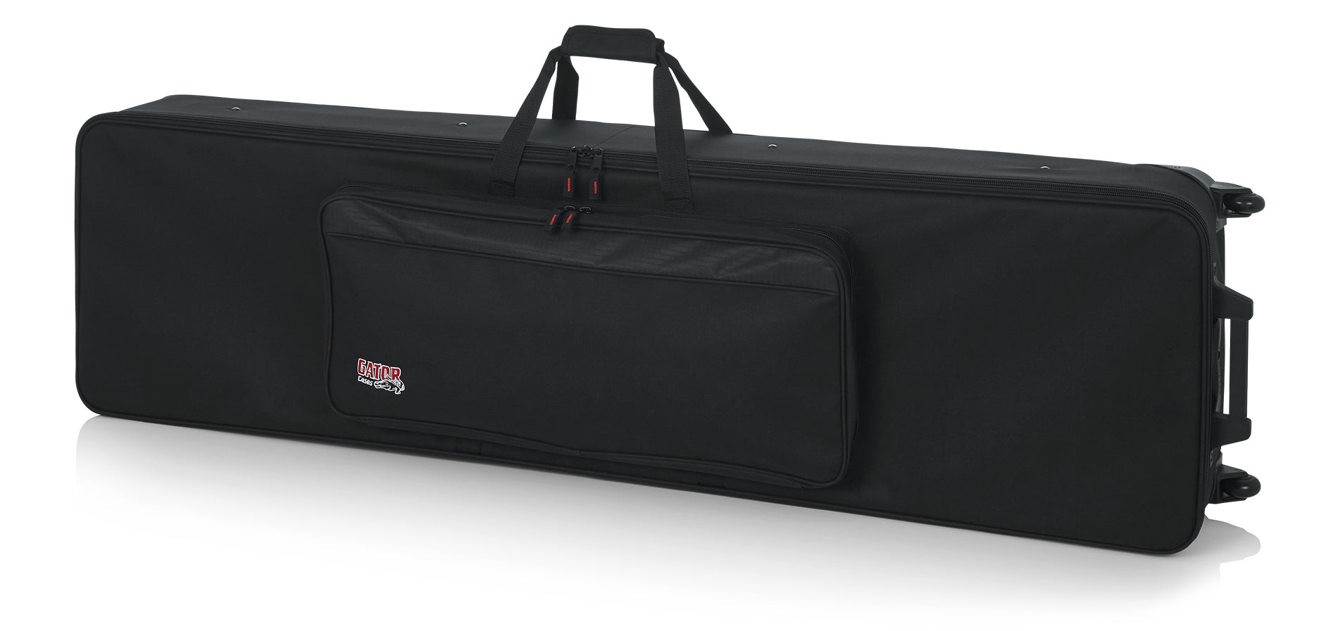 Gator Cases GK-88 SLXL Rigid Lightweight Case w/ Wheels for Slim, Extra long 88-Note Keyboards