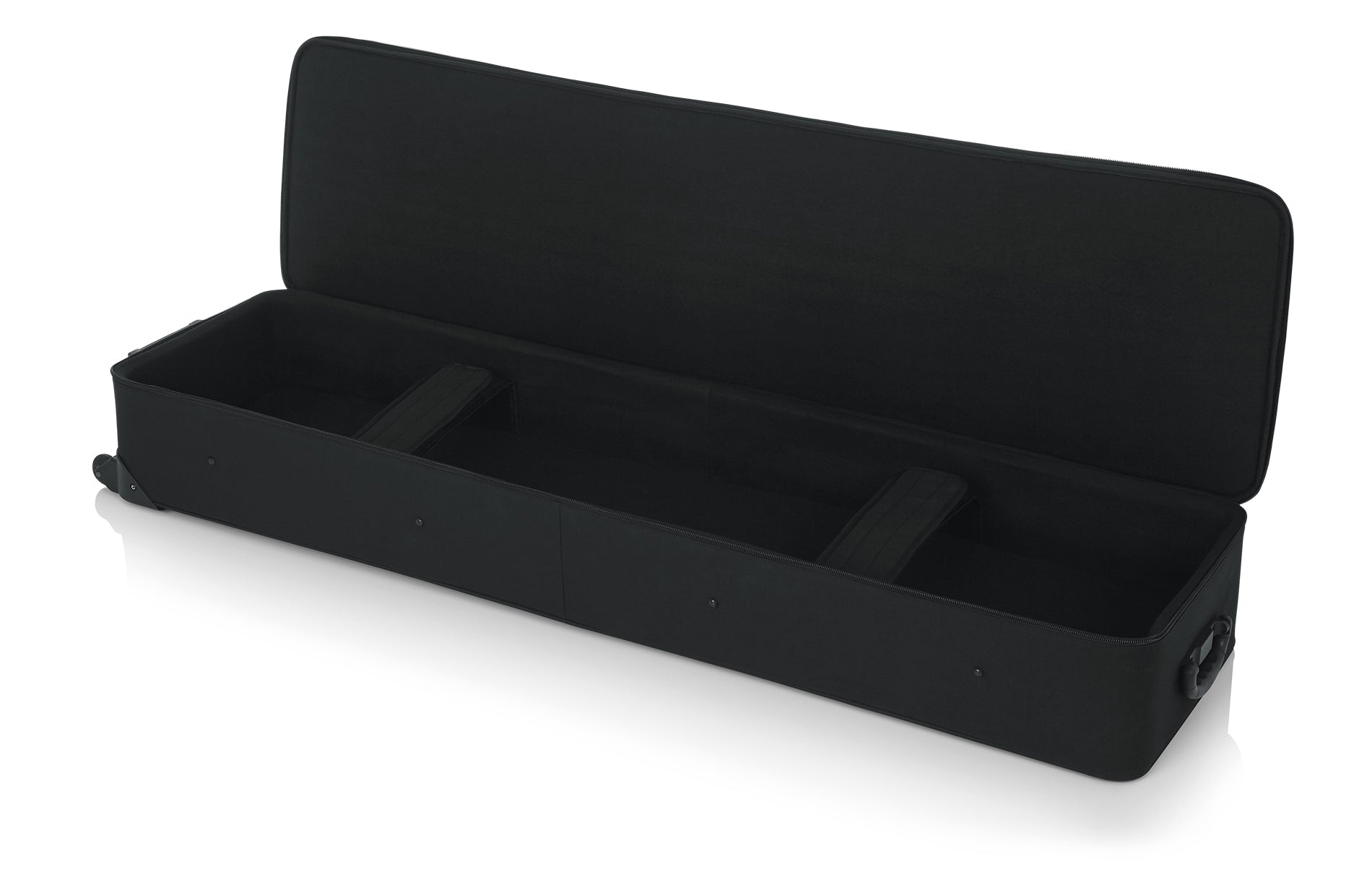 Gator Cases GK-88 SLXL Rigid Lightweight Case w/ Wheels for Slim, Extra long 88-Note Keyboards