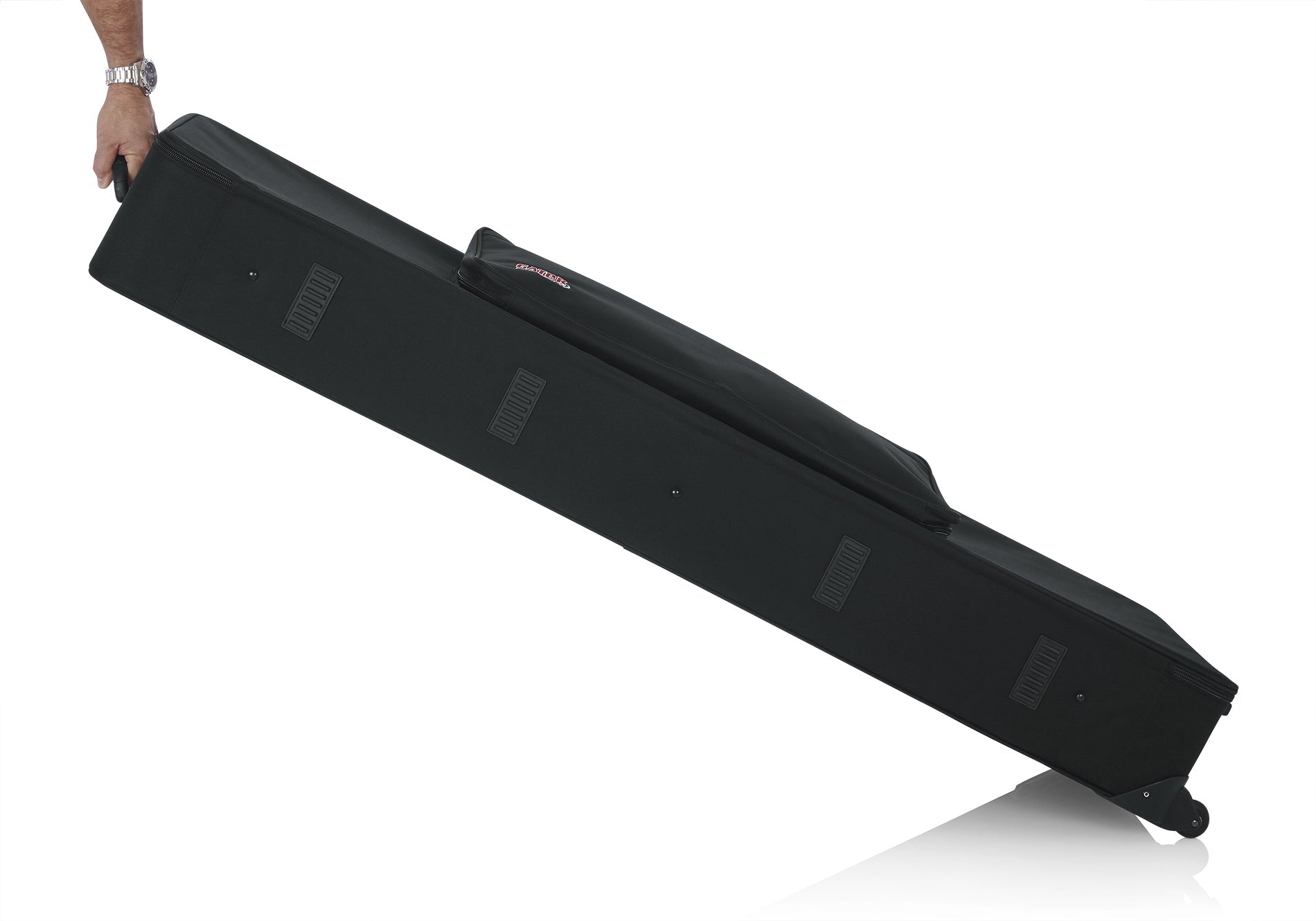 Gator Cases GK-88 SLXL Rigid Lightweight Case w/ Wheels for Slim, Extra long 88-Note Keyboards
