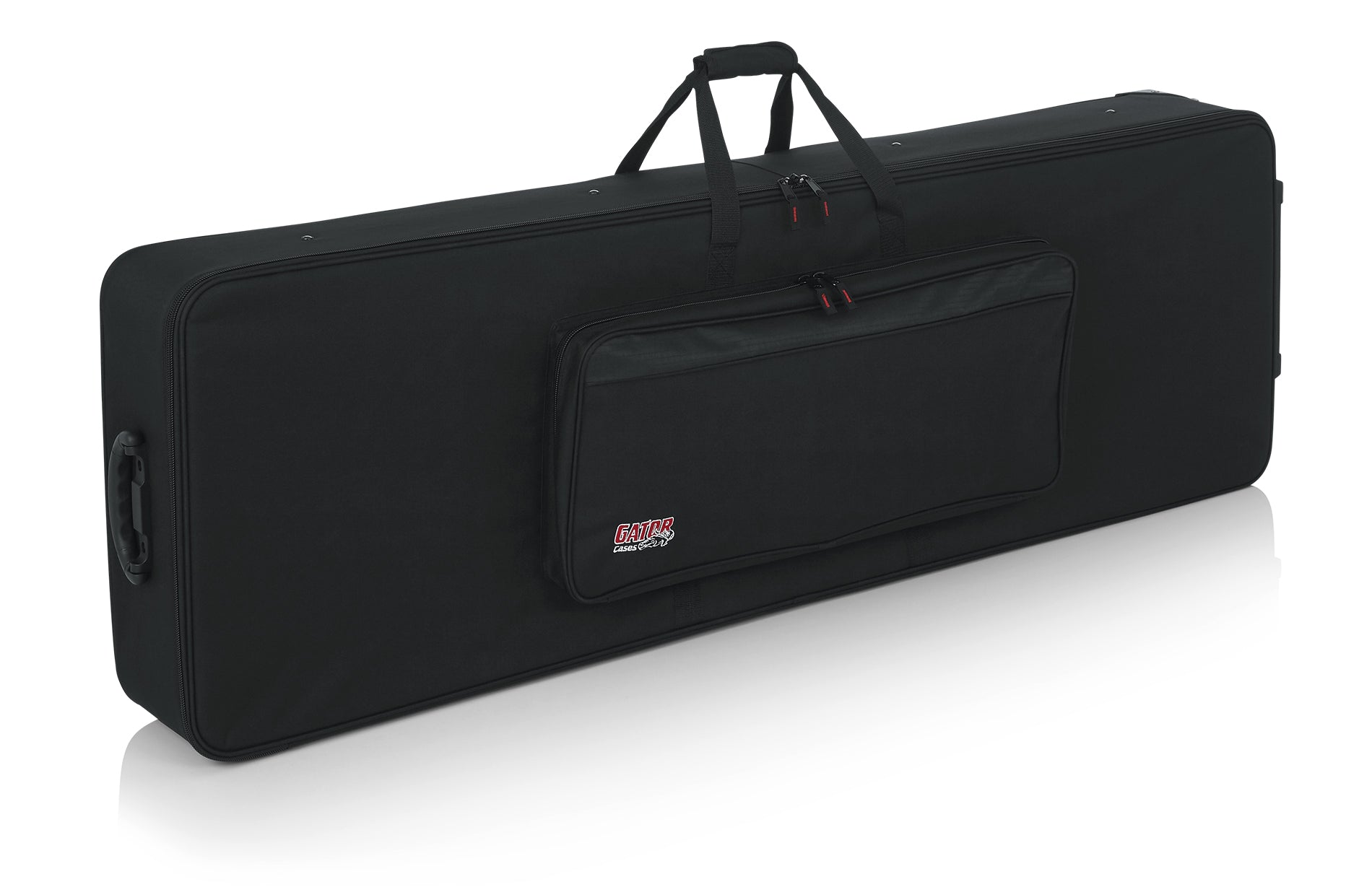 Gator Cases GK-88 XL Rigid Lightweight Case w/ Wheels for Extra Long 88-Note Keyboards