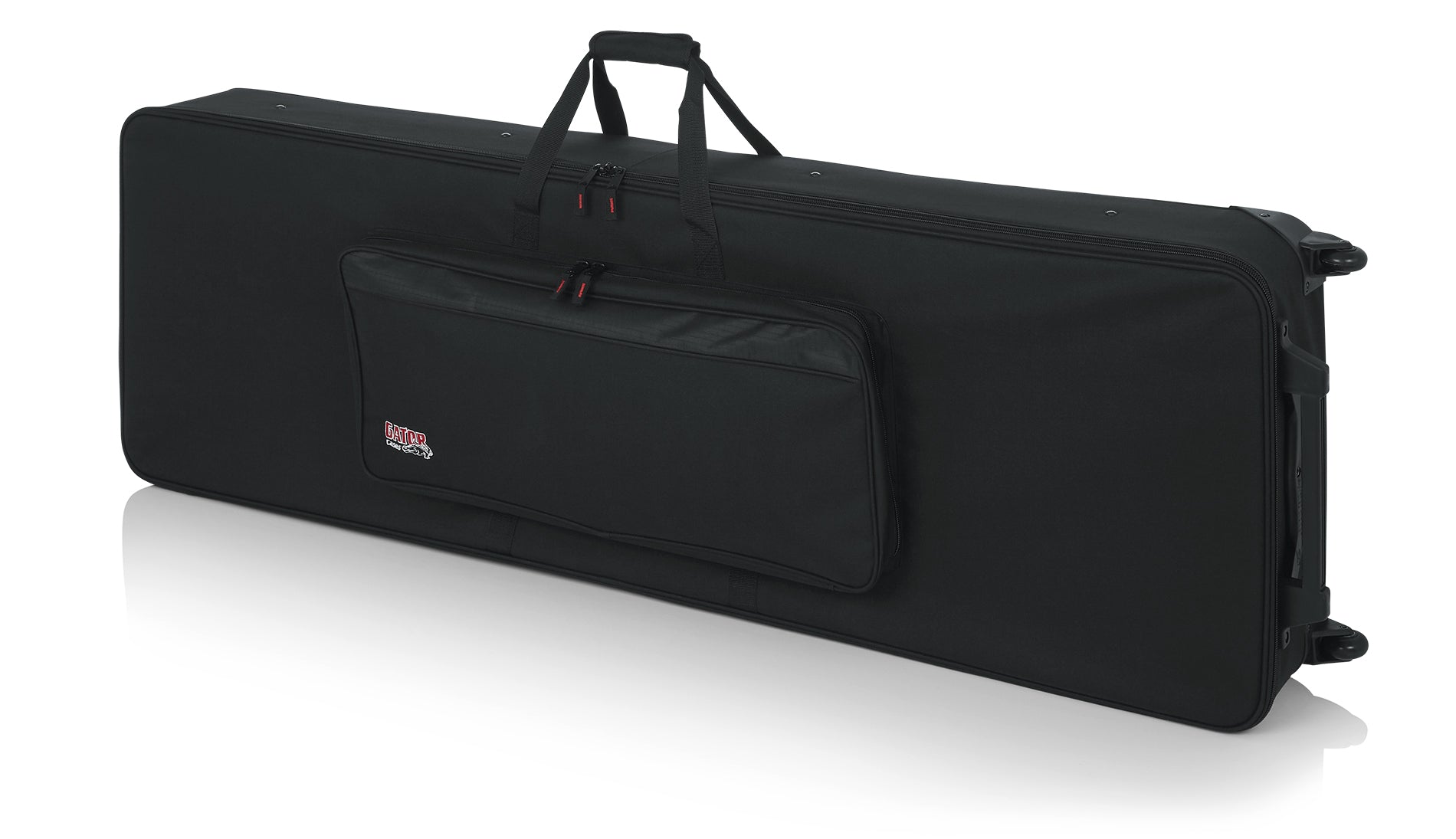 Gator Cases GK-88 XL Rigid Lightweight Case w/ Wheels for Extra Long 88-Note Keyboards