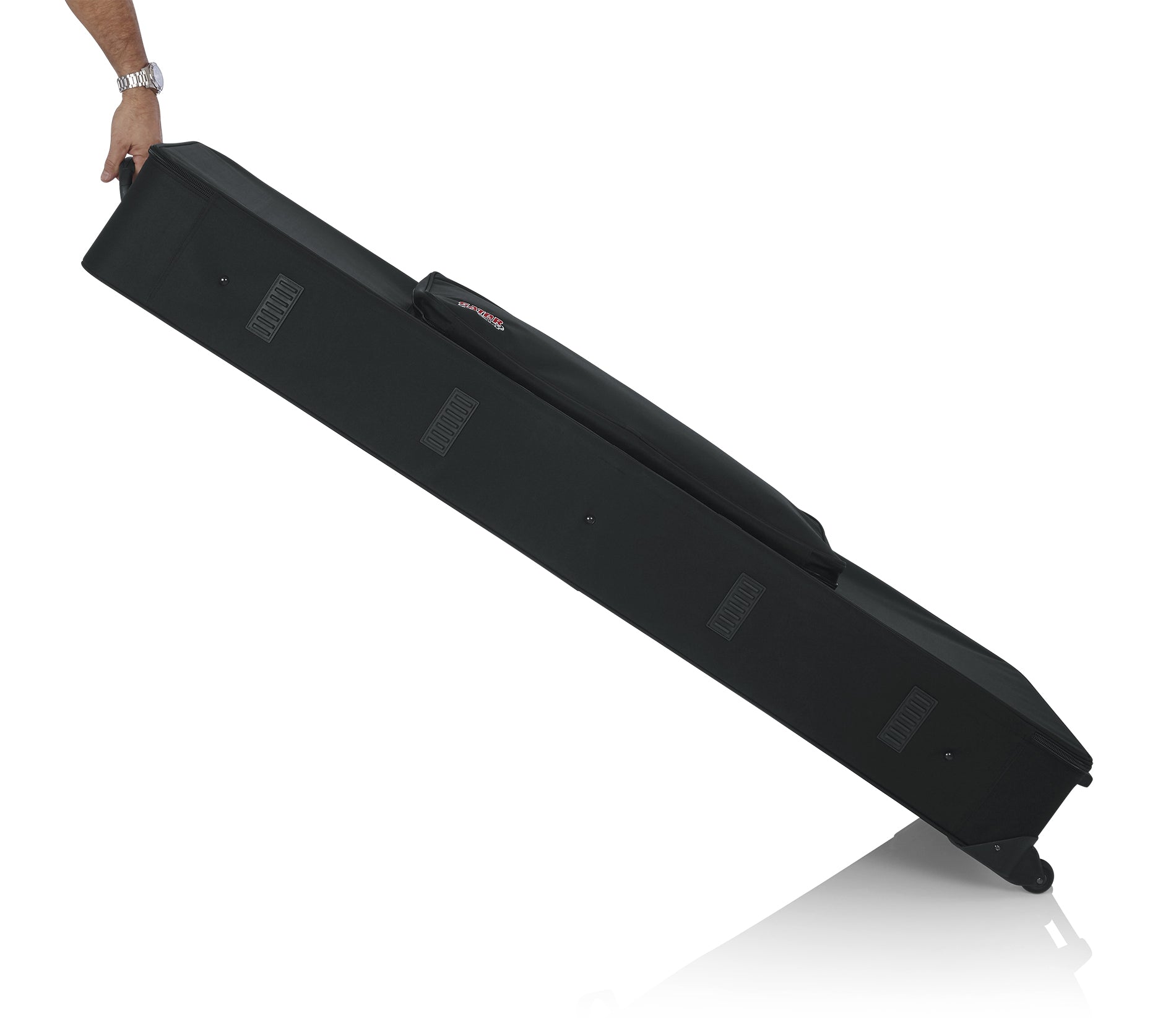 Gator Cases GK-88 XL Rigid Lightweight Case w/ Wheels for Extra Long 88-Note Keyboards