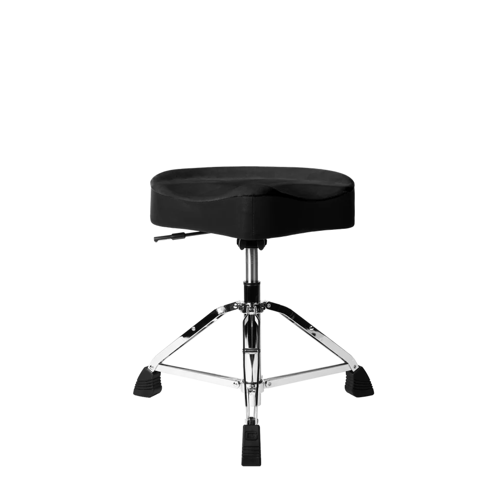 Gator Cases GP-DTH-ASD-BK Air Glide Drum Throne Saddle Seat – Black