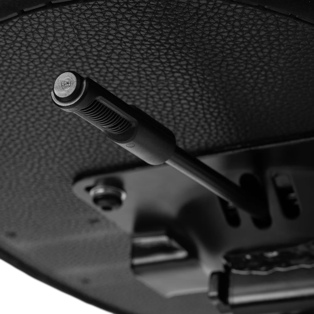Gator Cases GP-DTH-ASD-BK Air Glide Drum Throne Saddle Seat – Black