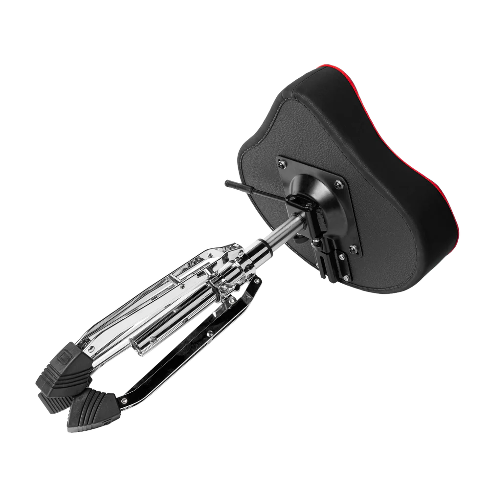 Gator Cases GP-DTH-ASD-RD Air Glide Drum Throne Saddle Seat- Red