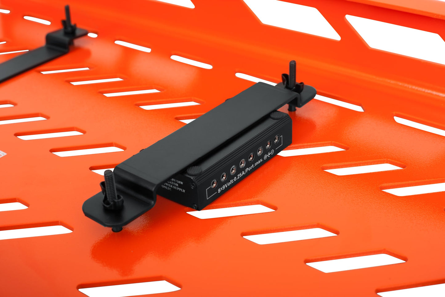 Gator Cases GPB-XBAK-OR Orange Aluminum Pedal Board - XL w/ Carry Bag