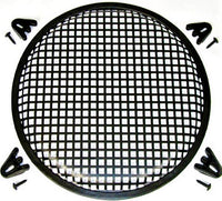 MR DJ mesh speaker cover with metal mesh design and included mounting hardware for speaker protection