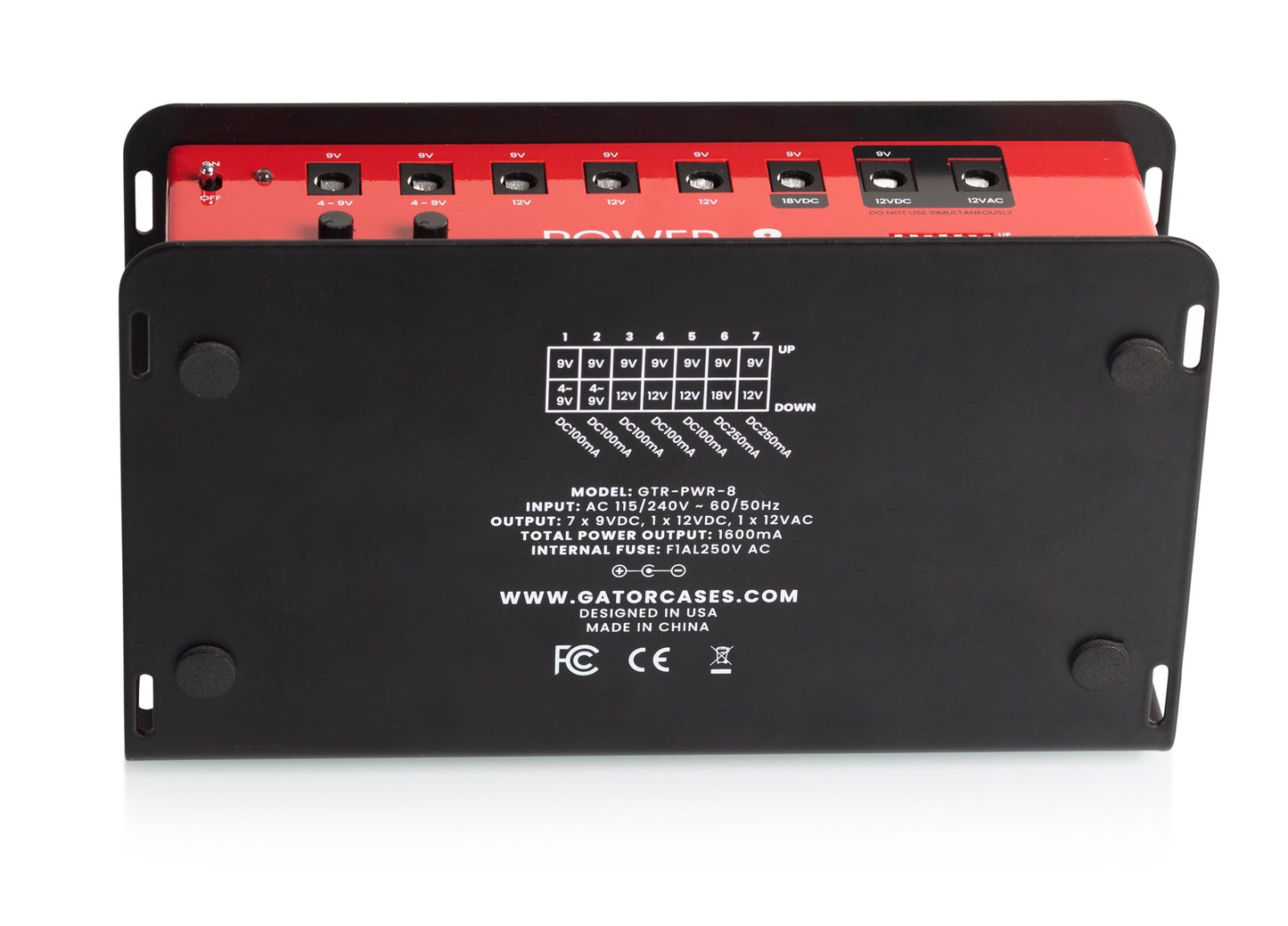 Gator Cases GTR-PWR-8 Pedal Board Power Supply With 8 Isolated Outputs