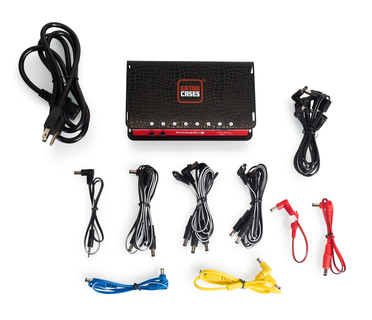 Gator Cases GTR-PWR-8 Pedal Board Power Supply With 8 Isolated Outputs