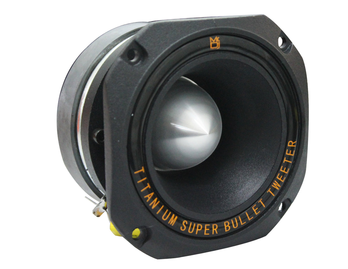 MR DJ HDT600B 600W 4" Piezo Horn Heavy Duty Super Strong Bullet Super Tweeter