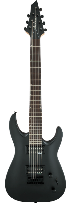 Jackson JS Series Dinky® Arch Top JS22-7 DKA HT, Amaranth Fingerboard, Satin Black