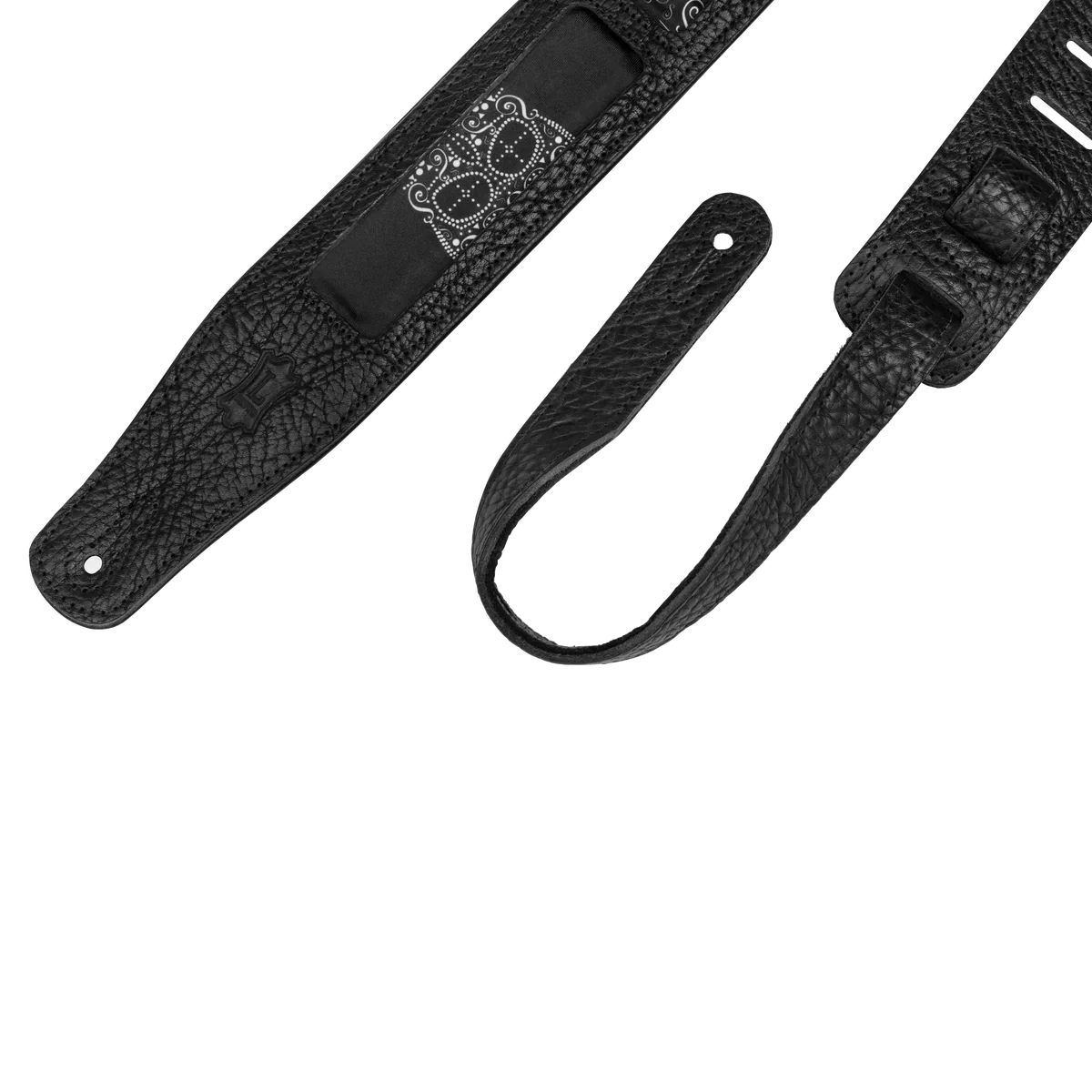 Levy's Leathers M26CAL-003 Leather Skull Print Design Guitar Strap