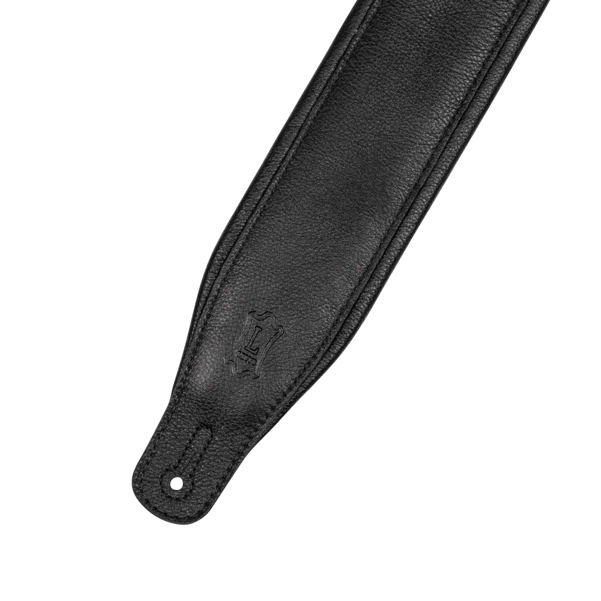Levy's Leathers M26GP-BLK-BLK Garment Leather Guitar Strap - Black Backing
