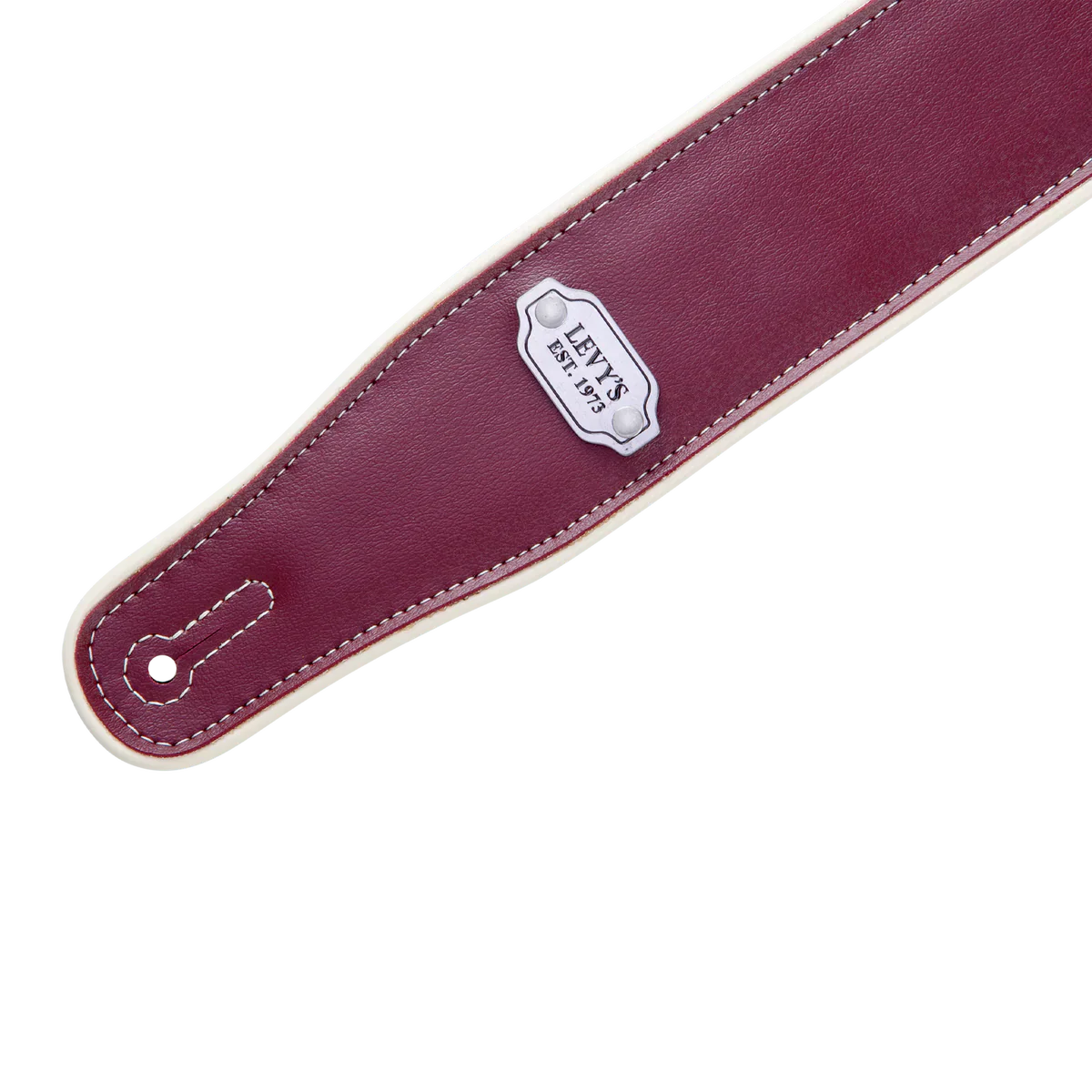 Levy's Leathers M26VCP-BRG_SEA Reversible Vinyl Guitar Strap - Burgundy Seafoam