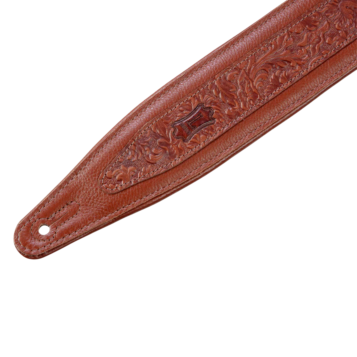 Levy's Leathers M317FG-TAN Florentine Series Leather Guitar Strap - Black