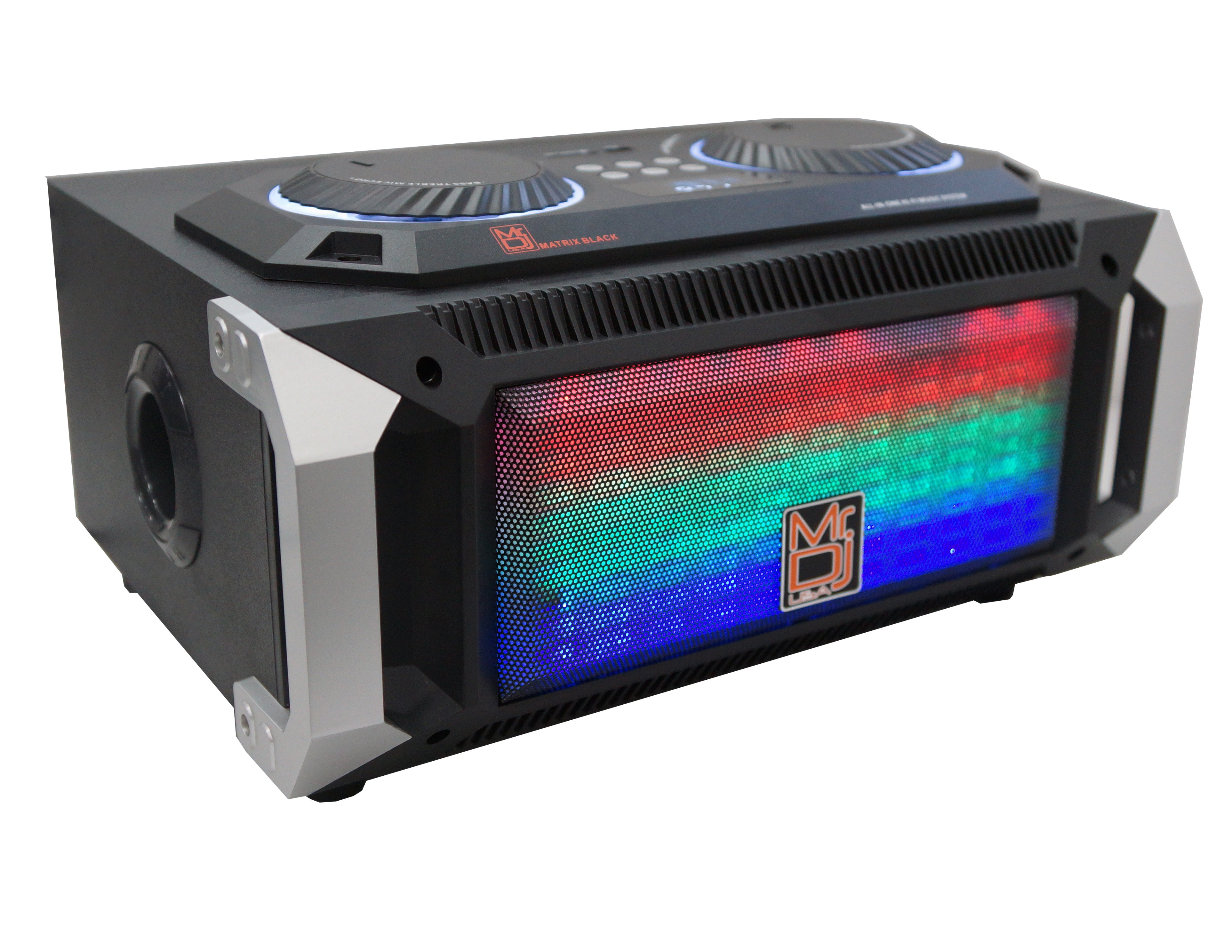 mr-dj-matrix-black-bluetooth-karaoke-speaker-for-party