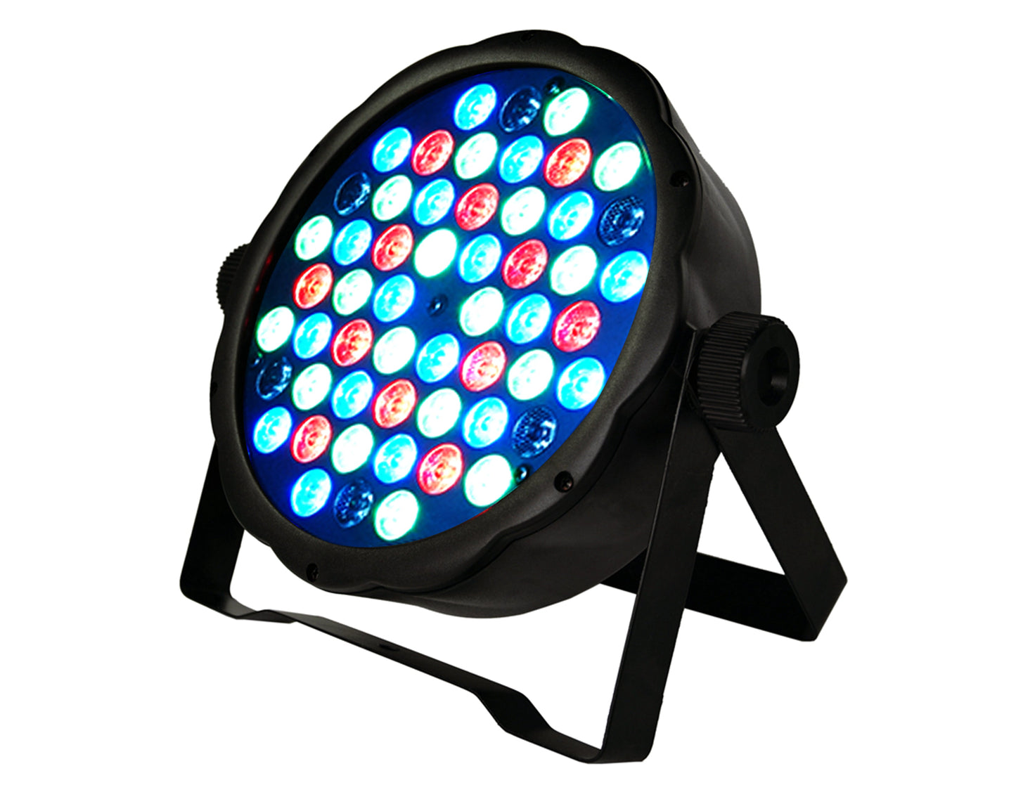 MR DJ FLAME3200 8" X 2 Rechargeable Speaker + 54-LED DJ Light