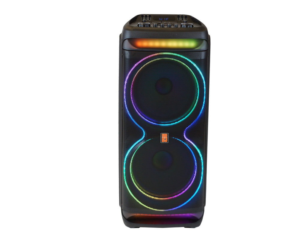 MR DJ MEMPHIS Dual 15” Powered Bluetooth DJ Speaker 6000W Active PA System