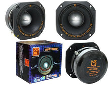 Load image into Gallery viewer, Mr Dj HDT1000B 4-Inch 4" Titanium Bullet High Compression Tweeter Black