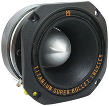 Load image into Gallery viewer, Mr Dj HDT1000B 4-Inch 4" Titanium Bullet High Compression Tweeter Black