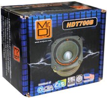 Load image into Gallery viewer, MR DJ HDT700B 3.5" Titanium Bullet High Compression Tweeter 10 Oz Ferrite Magnet
