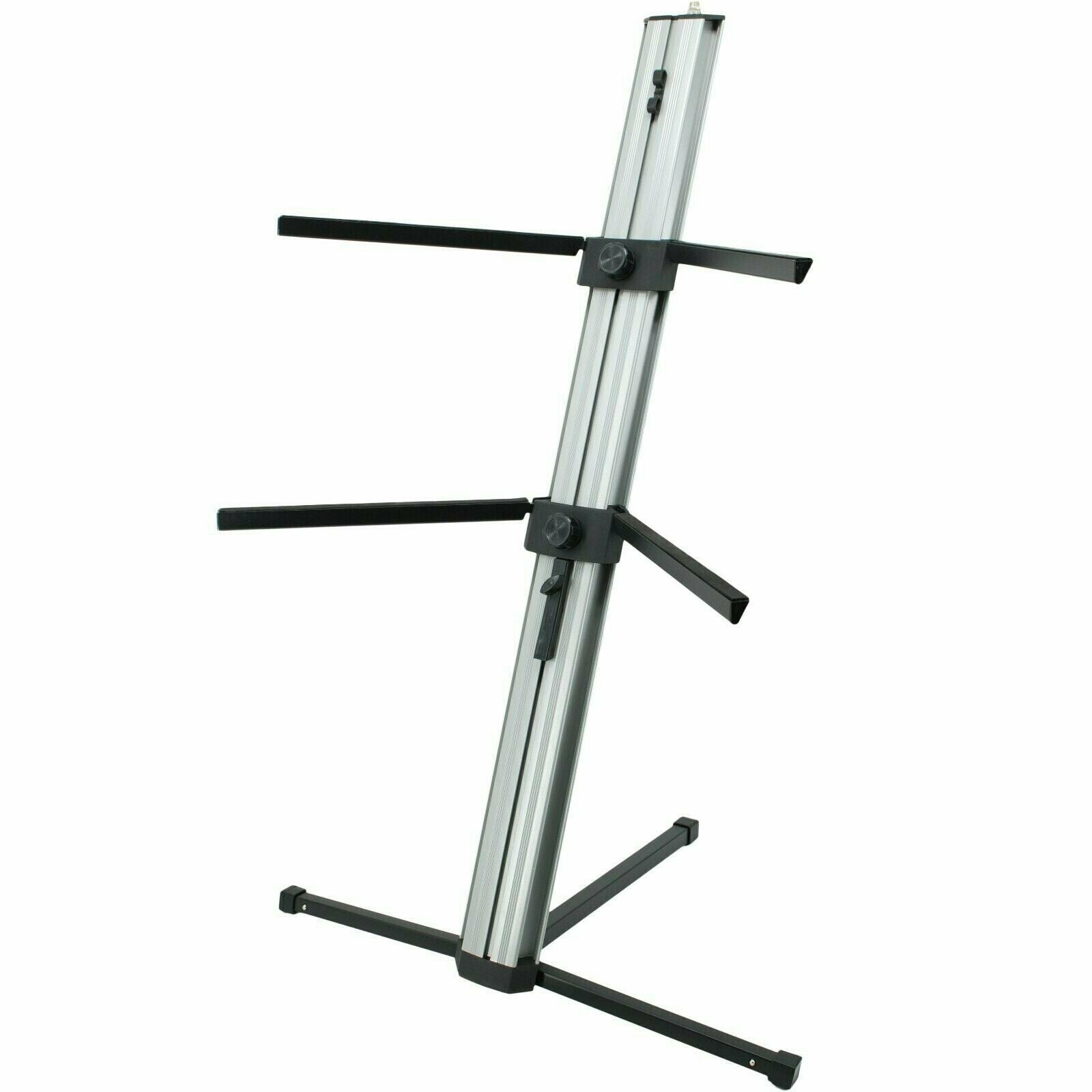 mr-dj-2-tier-column-keyboard-stand-with-mic-mount