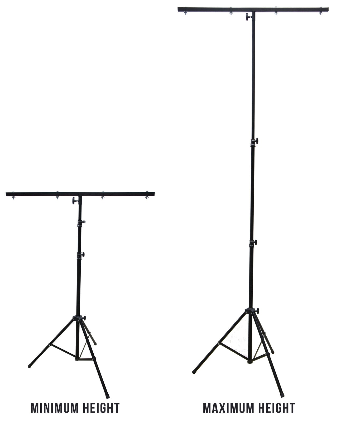 MR DJ LS100 Stand & 4 MEGA354 Slim Disco DJ Party Club Stage Show Lighting Flat Par Wash Lighting