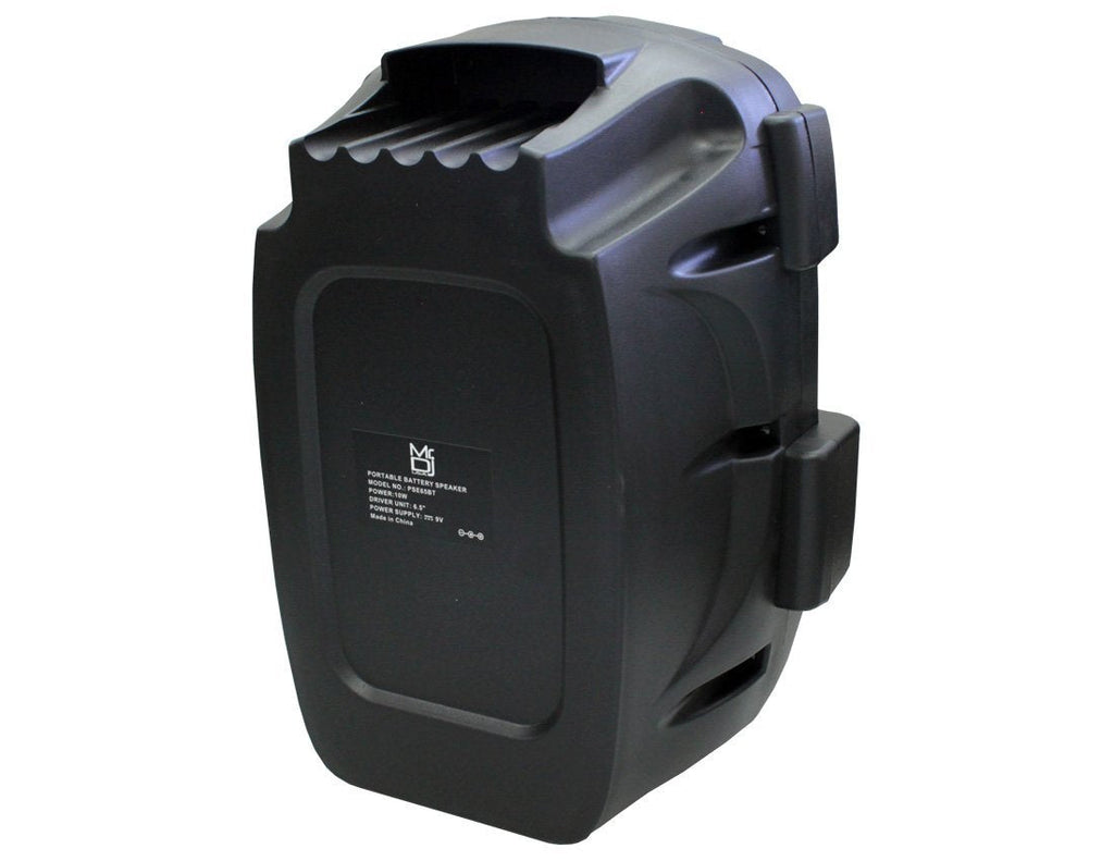 2 MR DJ PSE65BT Bluetooth Speaker 6.5" Portable Active Speaker with Rechargeable Battery Party Speaker with Bluetooth 1000 Watts P.M.P.O