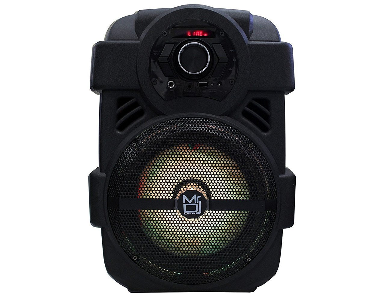 2 MR DJ PSE-80BT 8â€ 1200W Portable Rechargeable Bluetooth Active Speaker