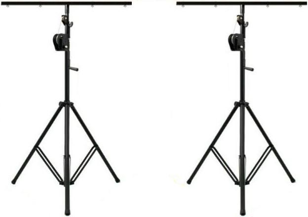 2 MR Truss ST200 Crank Light Stand Pro Lighting 10 Foot Crank Light Stand & T-Bar