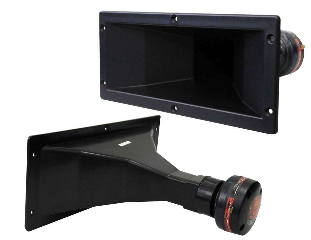 MR DJ TE-180 4"x10" 300W PRO Audio PA/DJ Wide Screw-ON Type Piezo Compression Horn Tweeter