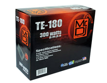 Load image into Gallery viewer, MR DJ TE-180 Piezo Horn Tweeter<br/> 4"x10" 300 Watts Piezo Compression Horn Tweeters Driver for PA DJ Speakers