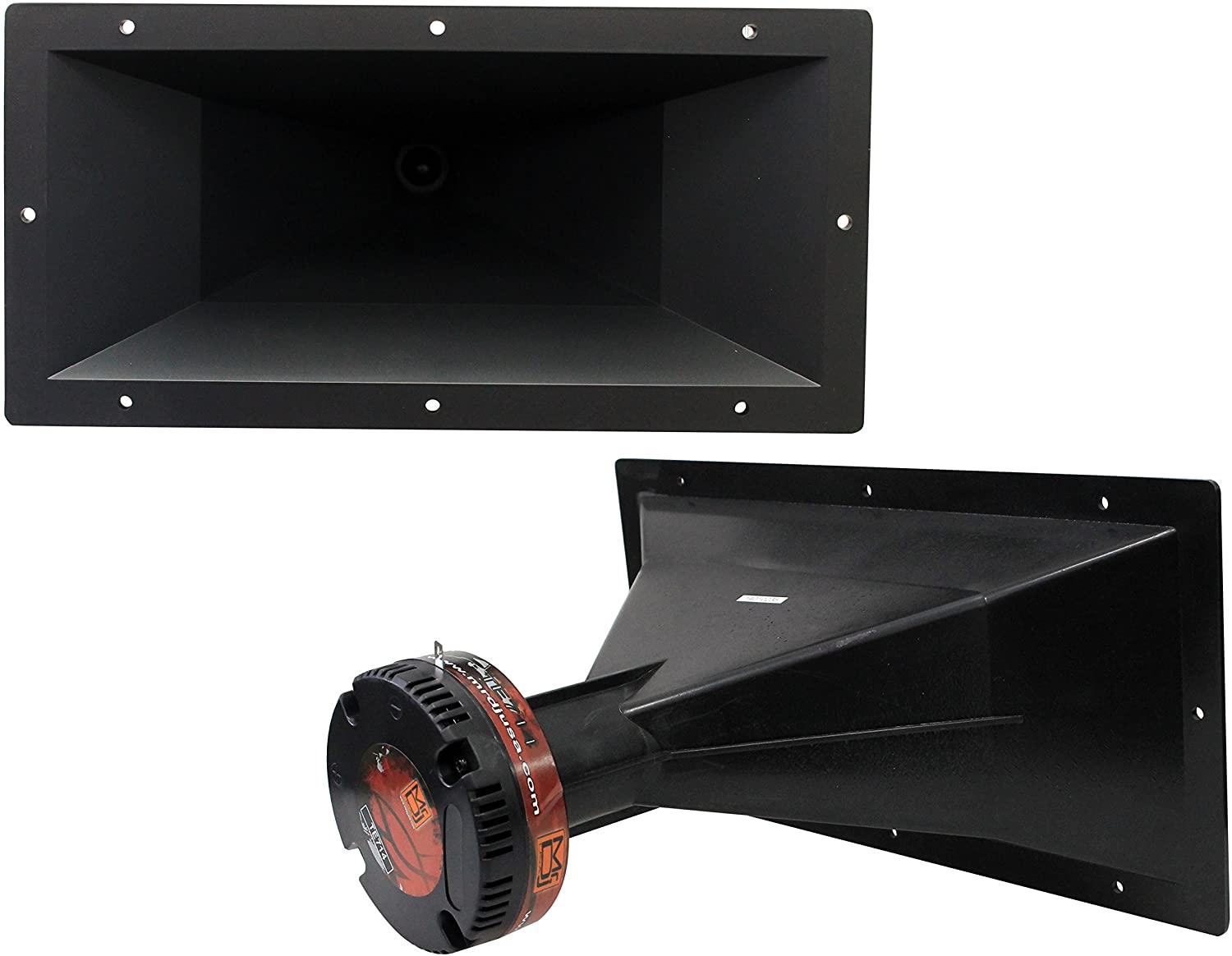 2 MR DJ TE-714 7"x14" 300W PRO Audio PA/DJ Wide Screw-ON Type PIEZO Horn Tweeter