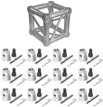 Load image into Gallery viewer, MR Truss TJB3W Universal Corner Junction Block Box 1Way-6Way with 12 Half Conical Couplers for 3 Way Installation