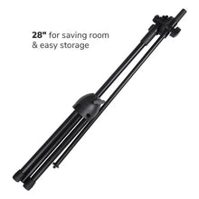 Load image into Gallery viewer, MR DJ MS700PKG 2 Microphone Stands Adjustable Boom Stage or Instrument with Mic Holder Clips &amp; Carry Bag &amp; 2 25&#39; Cable