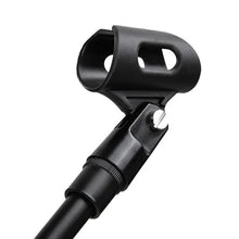 Load image into Gallery viewer, MR DJ MS700PKG 2 Microphone Stands Adjustable Boom Stage or Instrument with Mic Holder Clips &amp; Carry Bag &amp; 2 25&#39; Cable