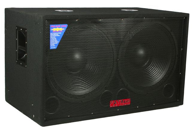 MR DJ Patron PROSUB12000 PRO PA DJ Dual 18 Inch Passive Subwoofer 12000 Watts Max